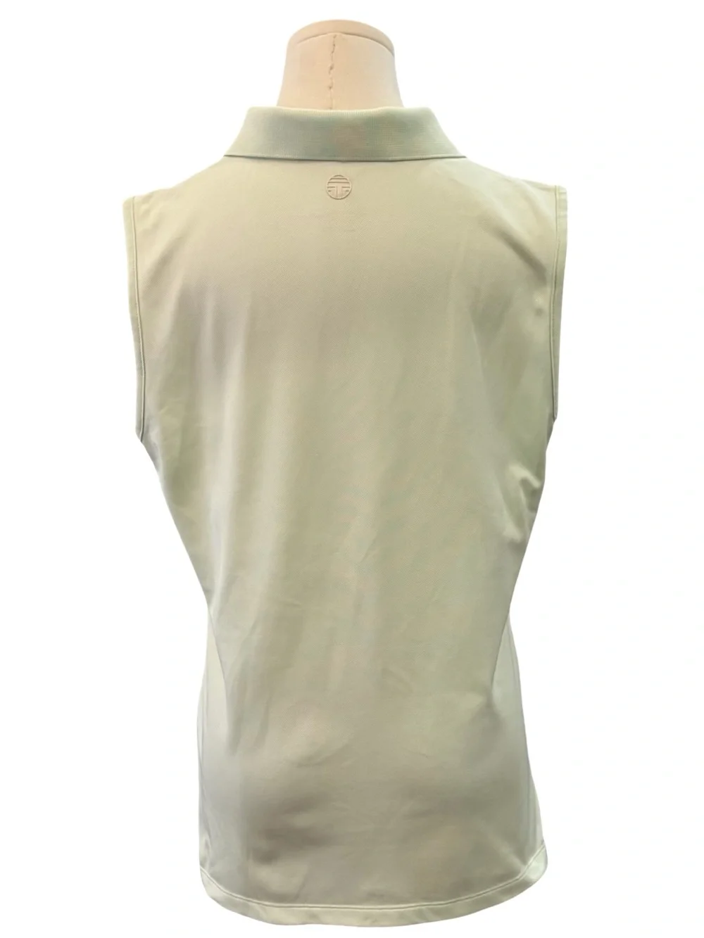 TORY SPORT Women's Light Sage Sleeveless Polo Shirt Sz Large $198 MSRP